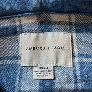 American Eagle Hooded Flannel
